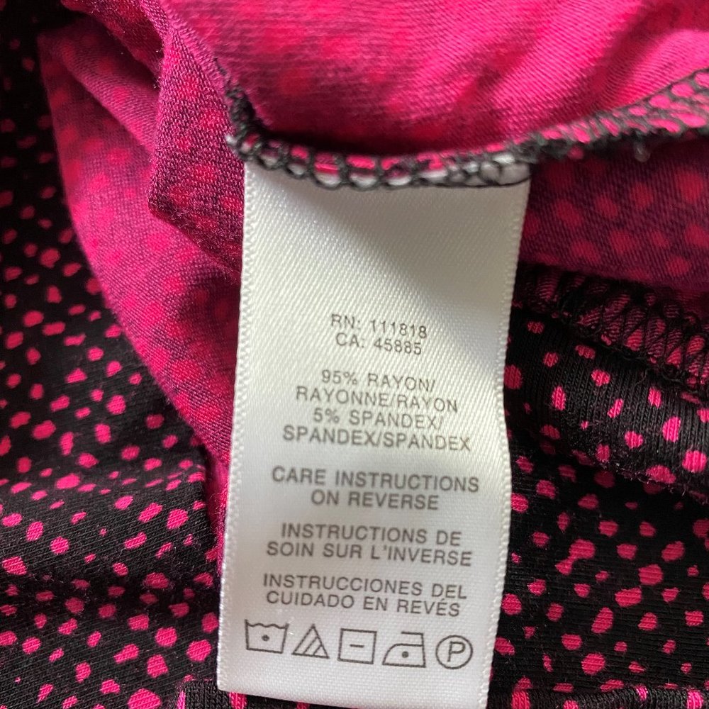 Michael Kors Pink & Black Sleeveless Top - Picture 3 of 3